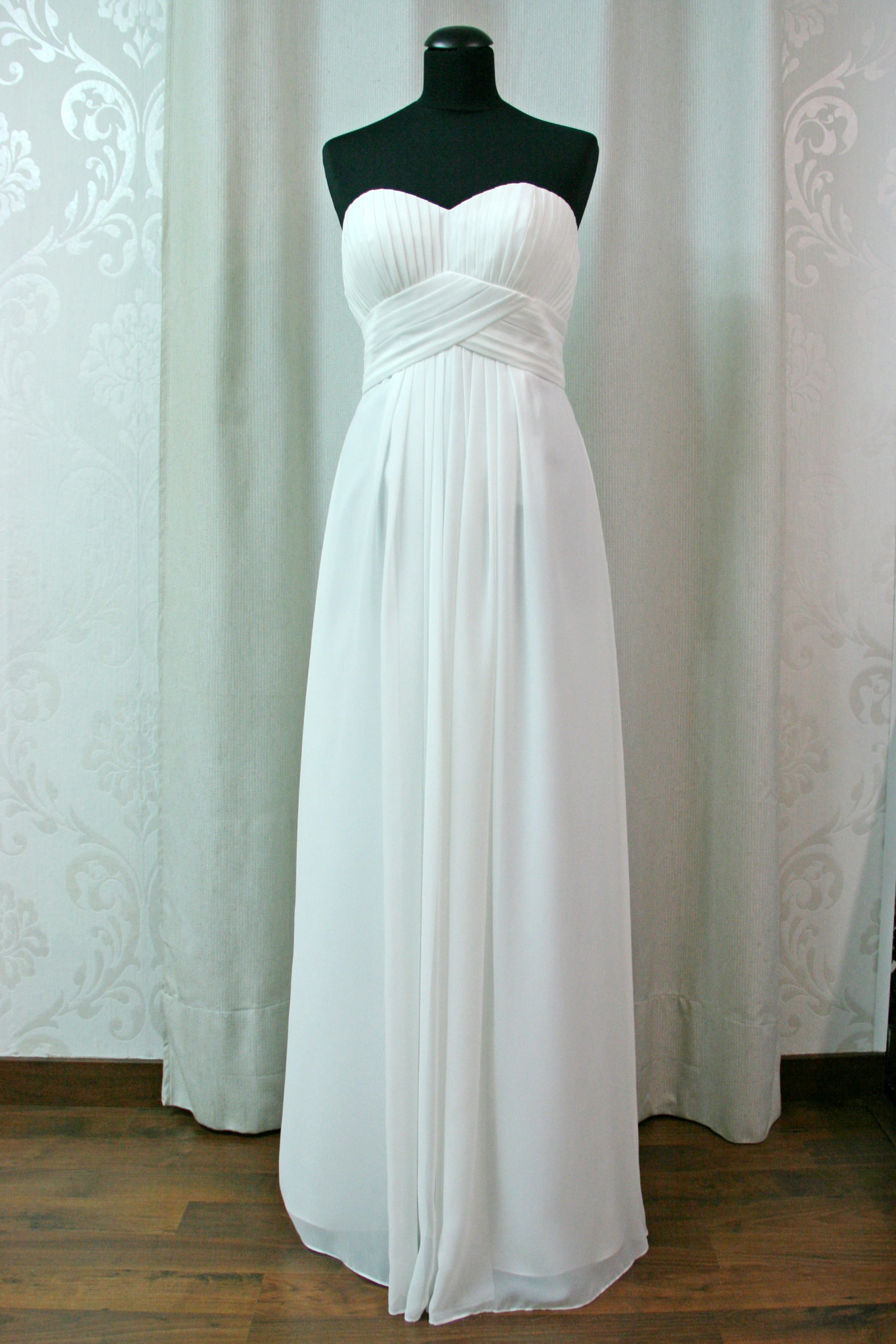 Vestido de novia corte imperio Ylma