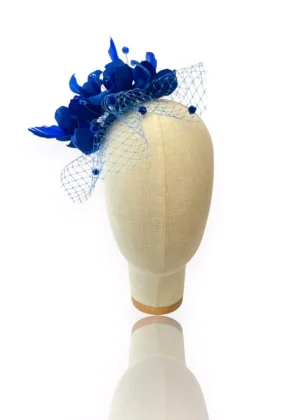 Tocado de boda Gillian Azul