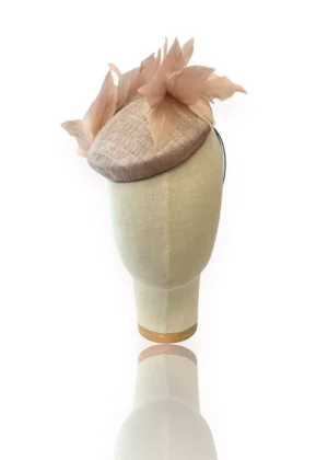 Tocado de boda Kelly rosa