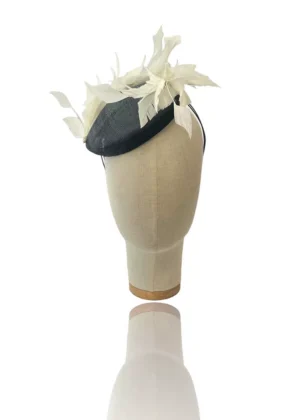 Tocado de boda Kelly negro