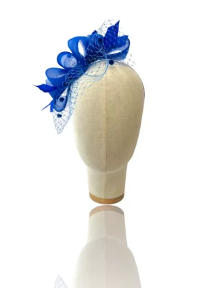 Tocado de boda Mirta Azul