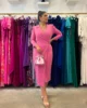 Vestido de fiesta corto efecto americana