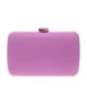 Bolso Clutch De Fiesta De Tela Malva