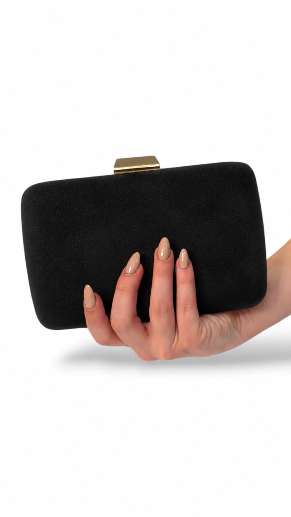 12592N_negro (0) copia Bolso clutch de antelina negro