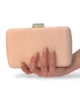 Bolso clutch de antelina rosa palo Bolso clutch de antelina rosa palo