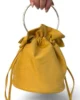 Bolso bombonera de antelina mostaza Bolso bombonera de antelina mostaza