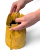 Bolso bombonera de antelina mostaza Bolso bombonera de antelina mostaza