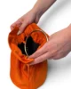 Bolso bombonera de antelina naranja Bolso bombonera de antelina naranja
