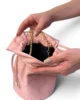 Bolso bombonera de antelina rosa Bolso bombonera de antelina rosa