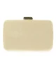 Bolso Clutch De Antelina Beige Tostado