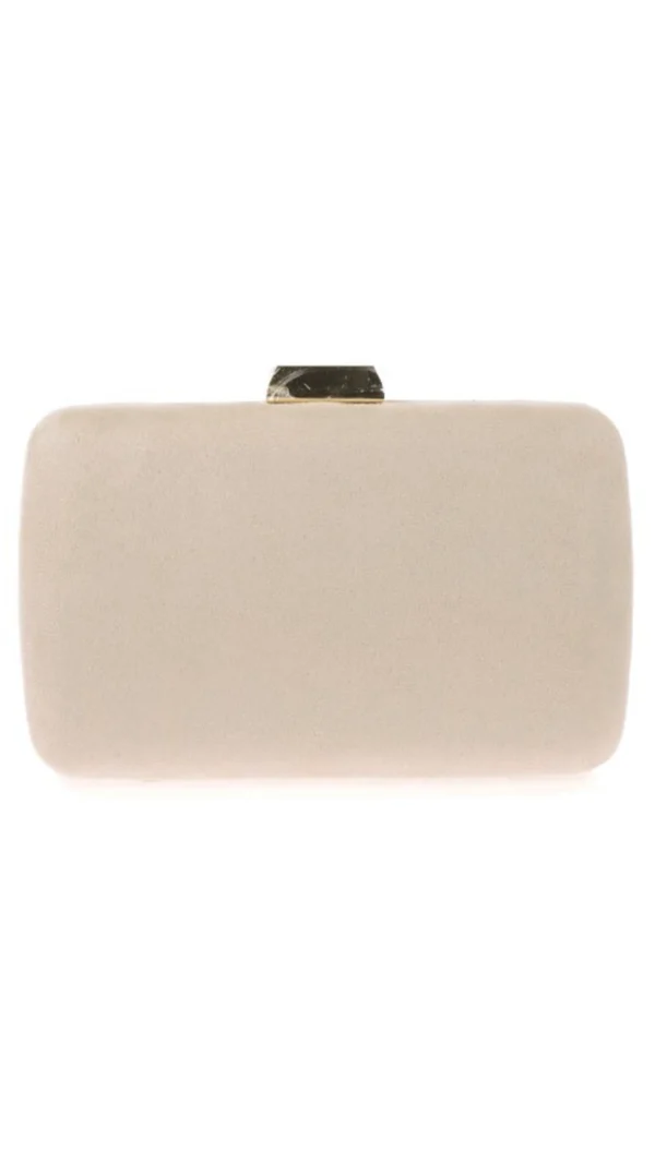 Bolso Clutch De Antelina Nude