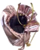 Bolso bombonera metálica rosa