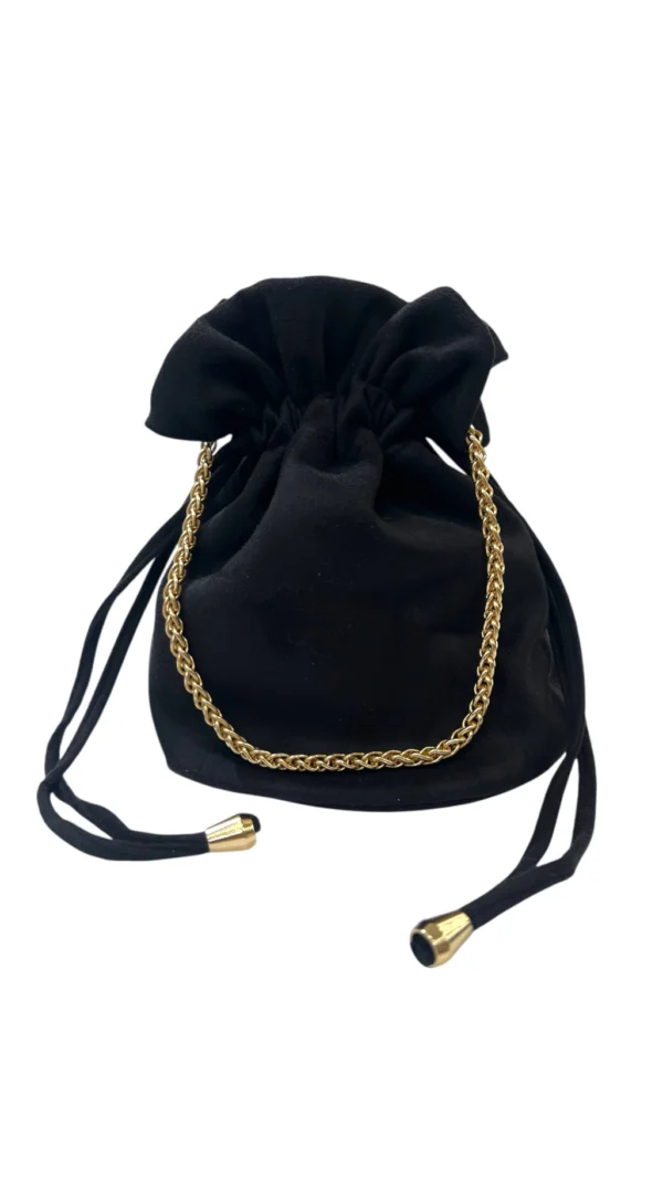 Bolso Bombonera De Antelina Negro