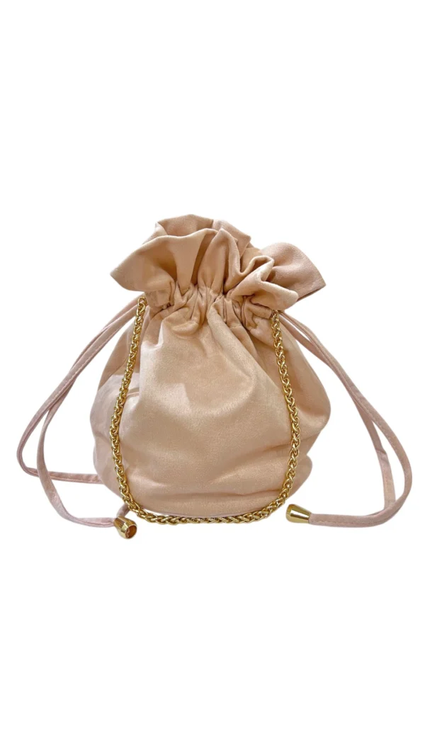 Bolso Bombonera De Antelina Nude