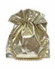 Bolso bombonera de polipiel dorado