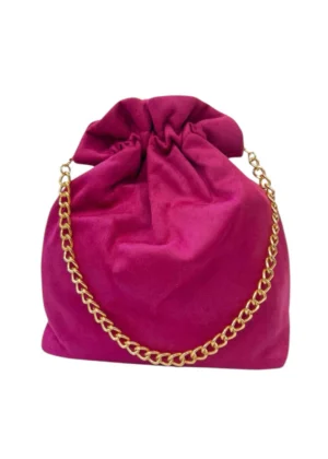 Bolso bombonera antelina buganvilla