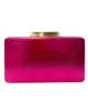 Bolso Clutch Metalizado Fucsia