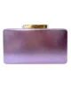 Bolso Clutch Metalizado Violeta