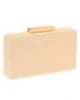 Clutch de rafia natural con cierre dorado Clutch de rafia natural con cierre dorado