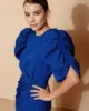Vestido de fiesta midi cut-out azul tinta Vestido de fiesta midi cut-out azul tinta