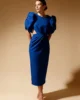 Vestido de fiesta midi cut-out azul tinta Vestido de fiesta midi cut-out azul tinta