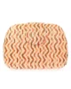 Bolso clutch de fiesta zig-zag naranja