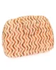 Bolso clutch de fiesta zig-zag naranja