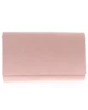 Bolso sobre de antelina rectangular rosa
