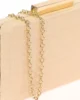 Bolso clutch de rafia rectangular beige
