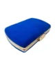 Bolso clutch de fiesta antelina azul tinta
