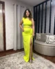 Vestido de fiesta largo de dos piezas lima