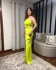 Vestido de fiesta largo de dos piezas lima