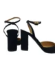 Zapato destalonado con tacón ancho y pulsera negro Zapato destalonado con tacón ancho y pulsera negro