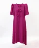 Vestido fluido con lazos Vestido fluido con lazos