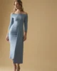 Vestido azul cielo bardot Vestido azul cielo bardot