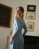 Vestido azul cielo bardot Vestido azul cielo bardot