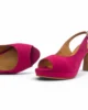 Zapato peep toe fucsia Zapato peep toe fucsia