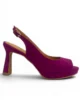 Zapato peep toe morado Zapato peep toe morado