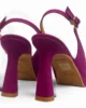 Zapato peep toe morado Zapato peep toe morado