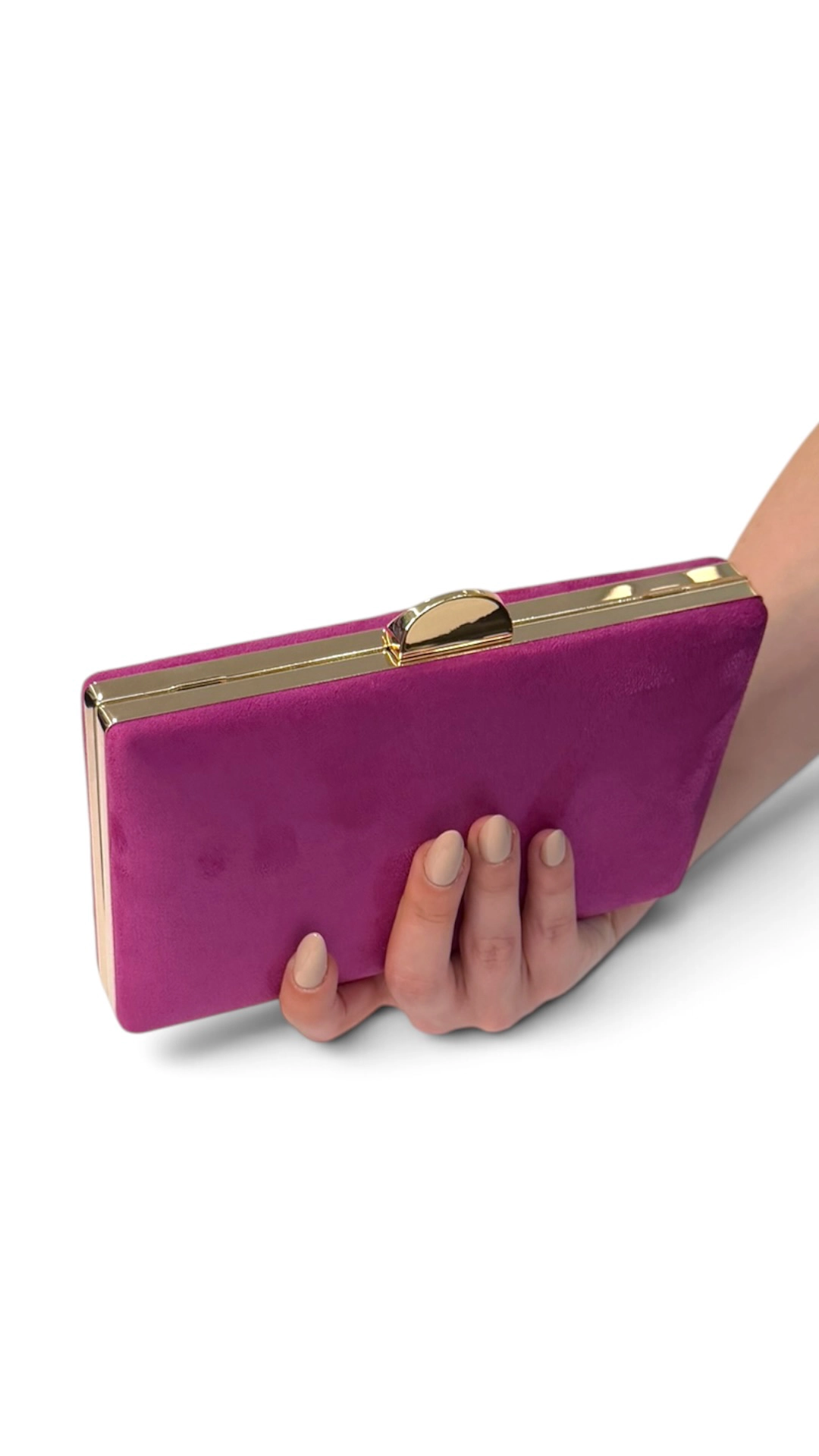 20073_fucsia (2) copia Bolso clutch de antelina fucsia con doble cadena
