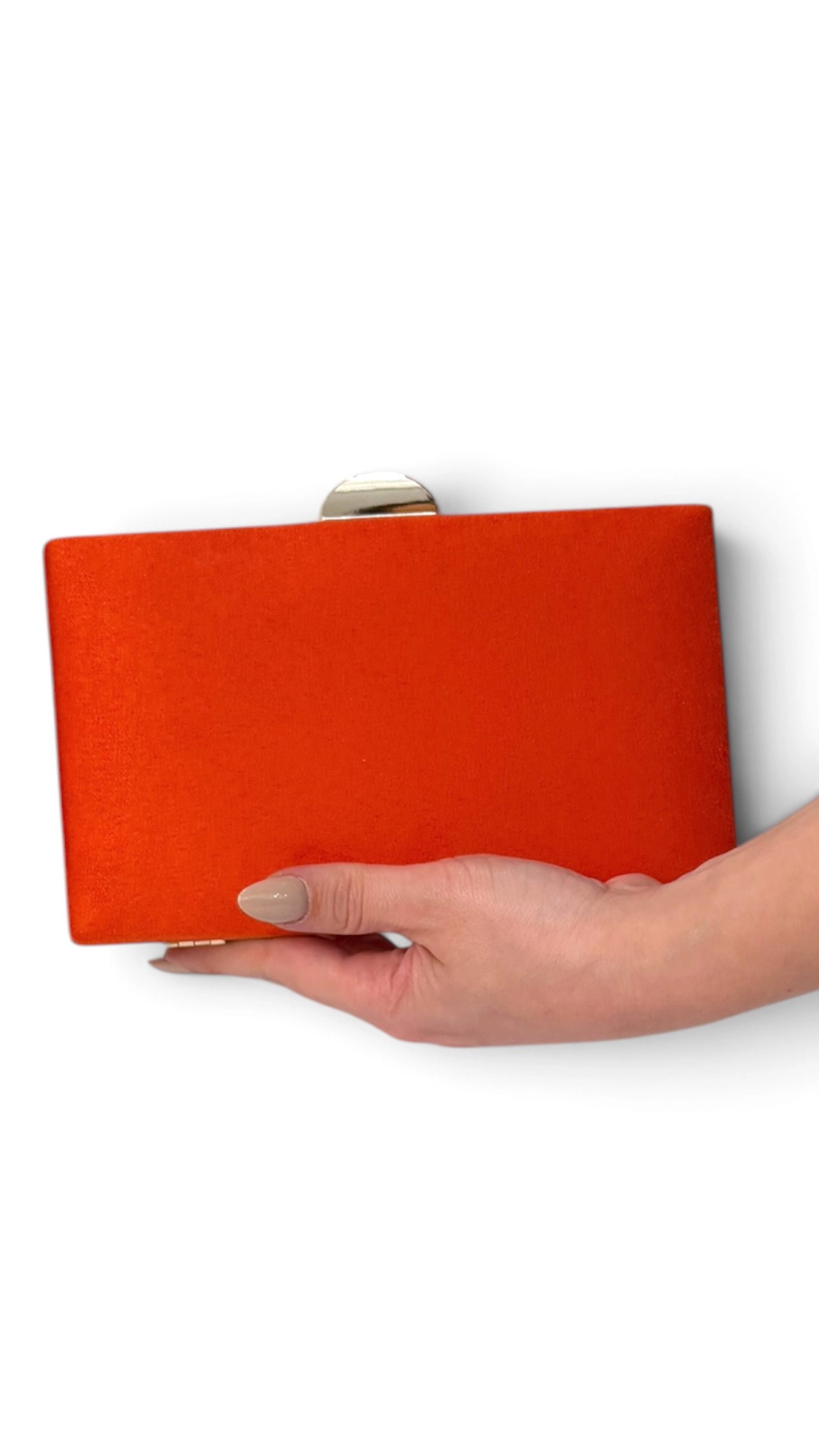 20073_naranja (1) copia Bolso clutch de antelina naranja con doble cadena