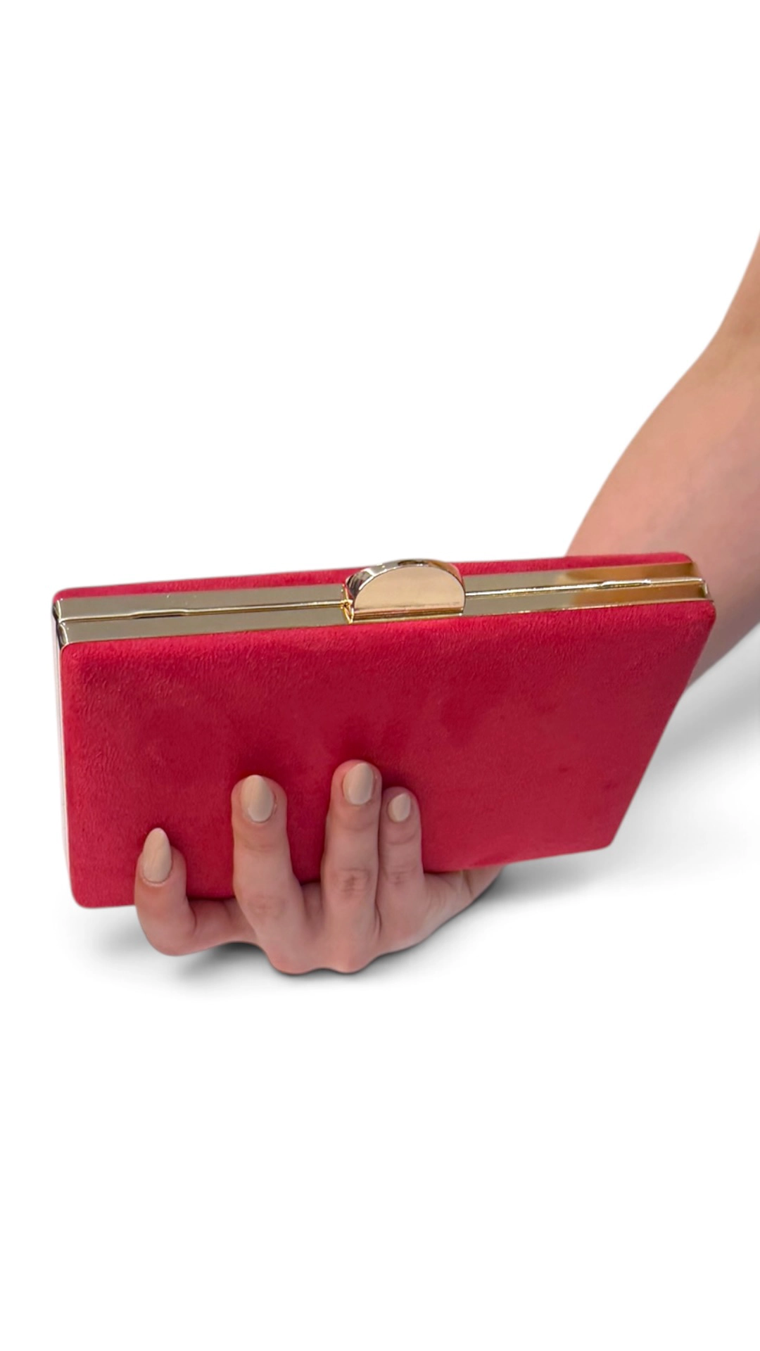 20073_rojo (2) copia Bolso clutch de antelina rojo con doble cadena