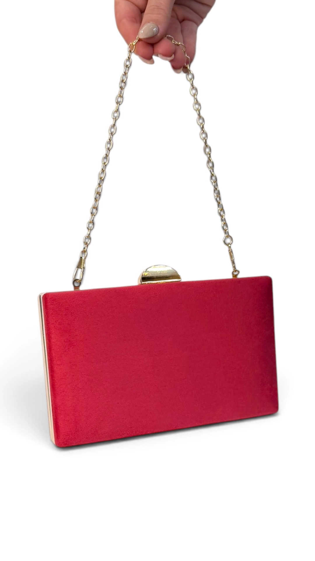 20073_rojo (3) copia Bolso clutch de antelina rojo con doble cadena