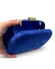 Bolso clutch redondeado azul tinta Bolso clutch redondeado azul tinta