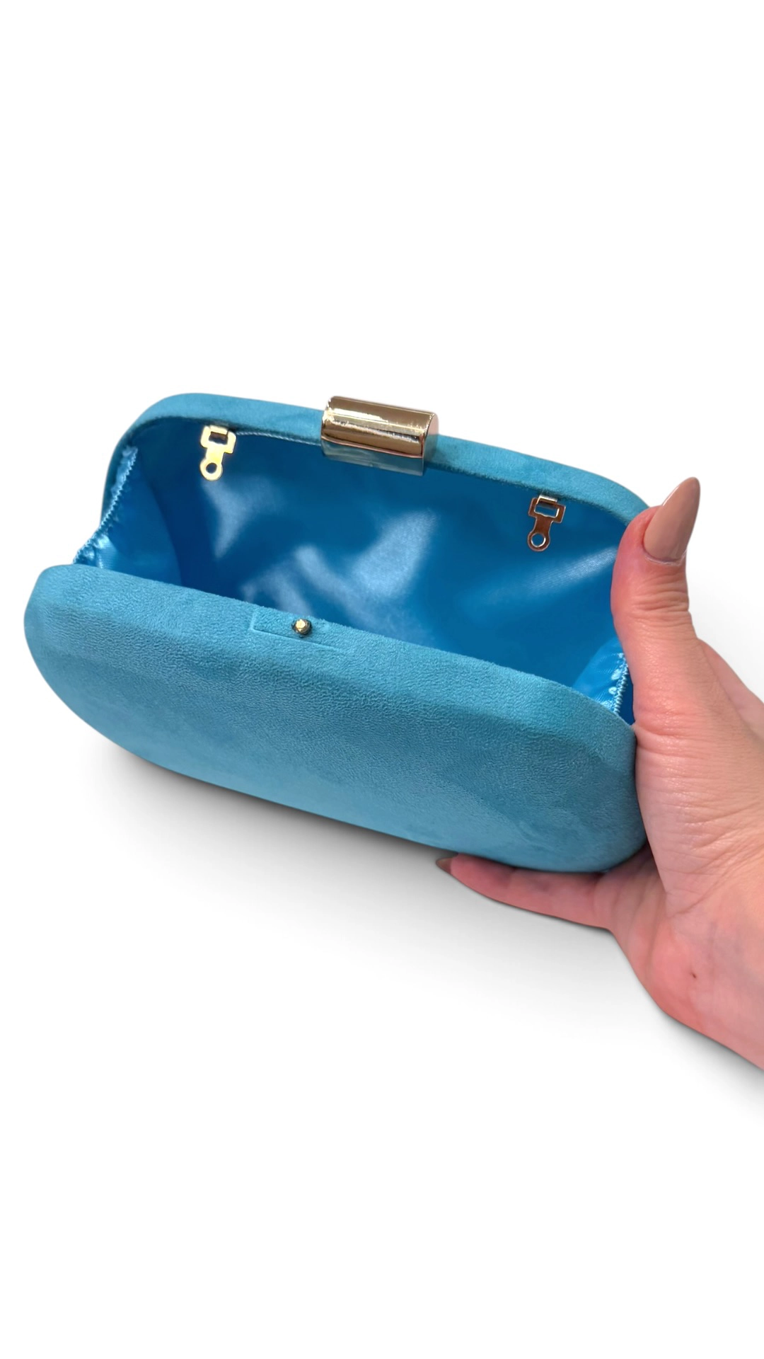 2110-37_turquesa (3) copia Bolso clutch redondeado turquesa de antelina