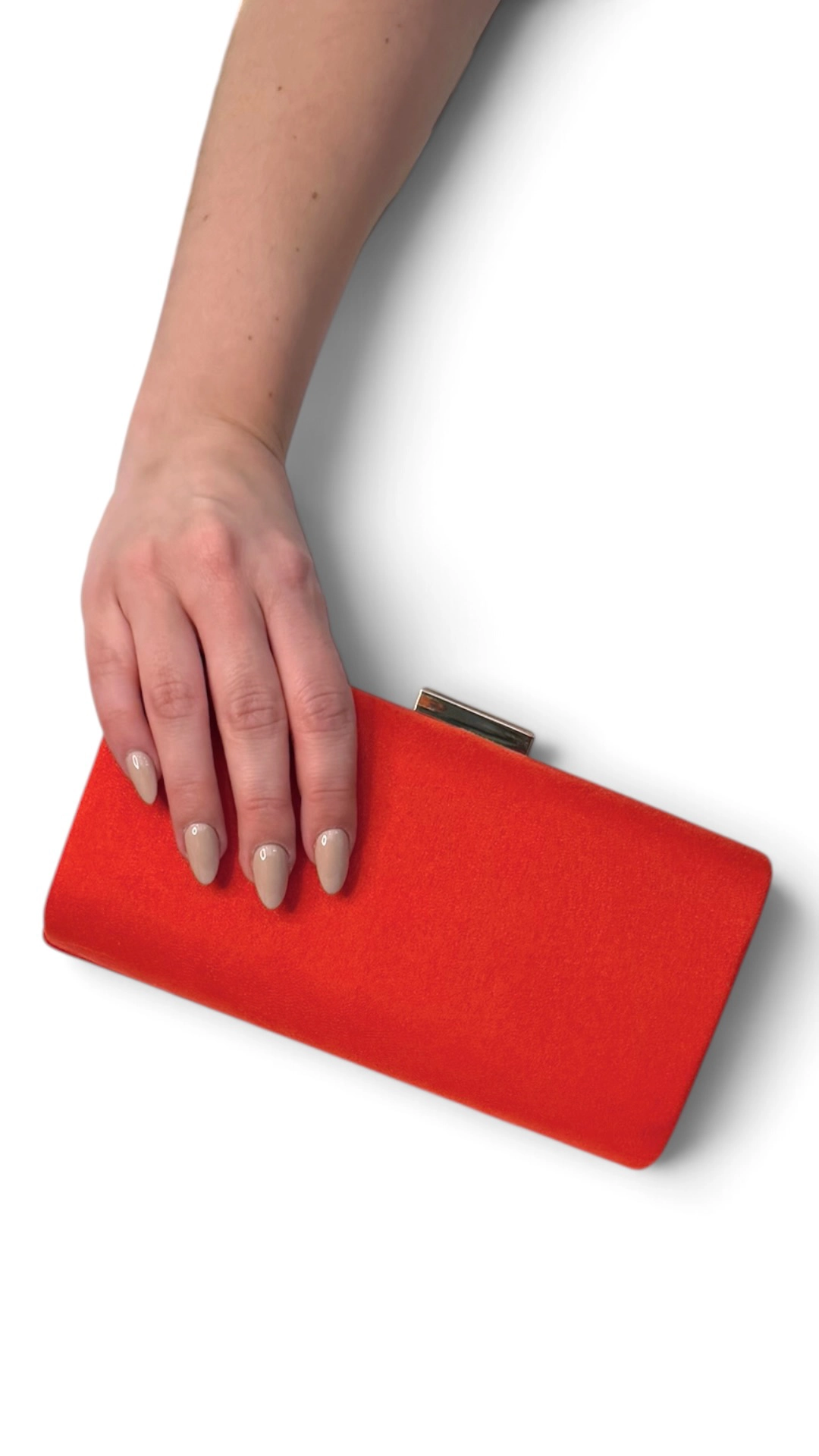 2210-34-coral (1) copia Bolso clutch rojo claro de antelina rígido