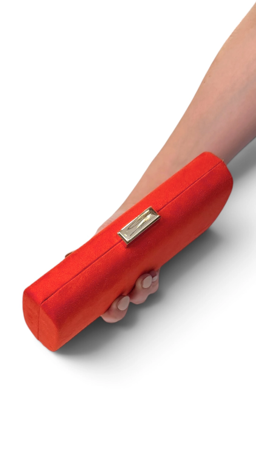 2210-34-coral (2) copia Bolso clutch rojo claro de antelina rígido