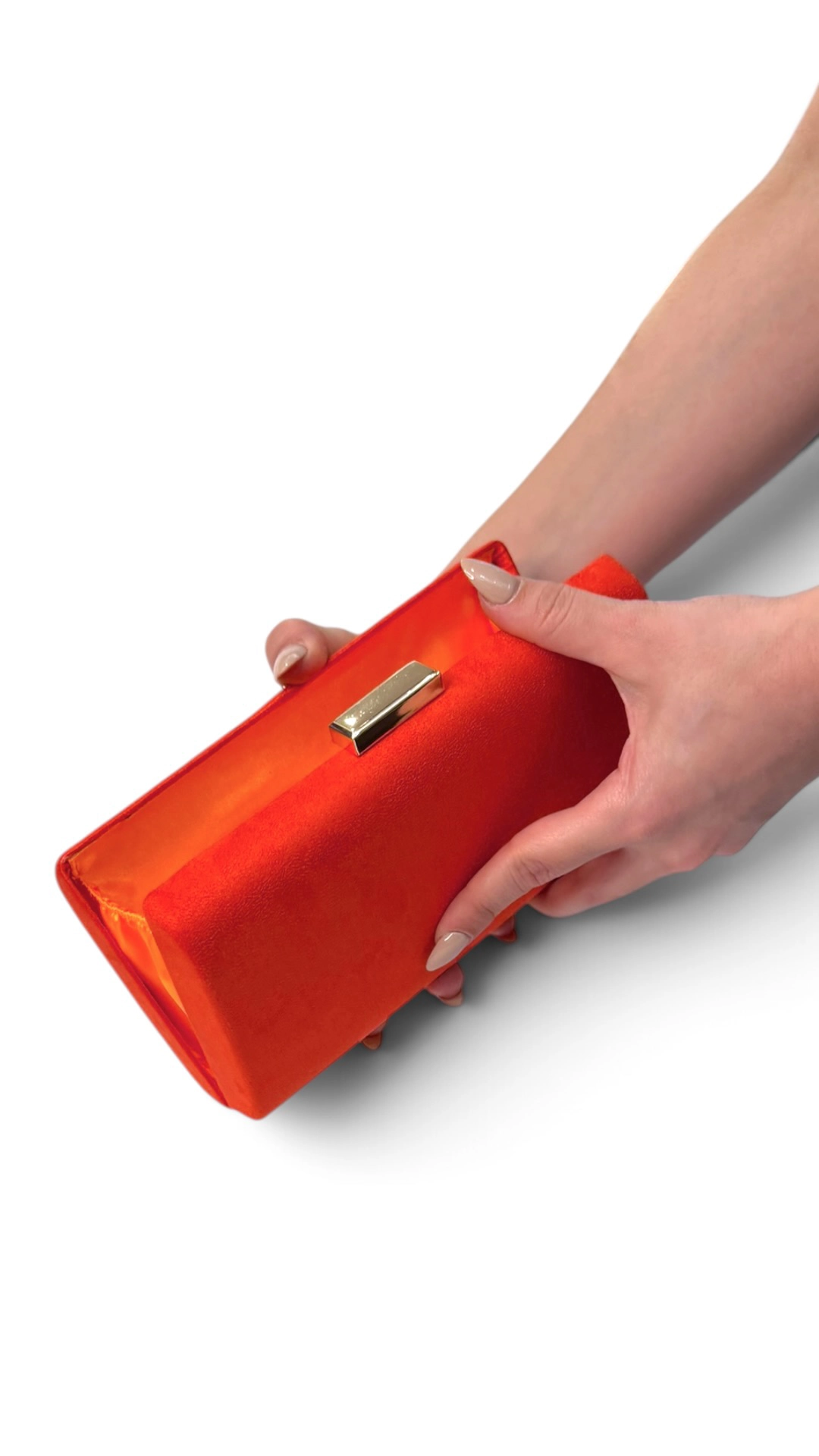 2210-34-coral (3) copia Bolso clutch rojo claro de antelina rígido
