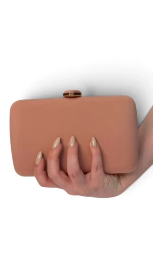 Bolso clutch maquillaje con cierre redondo