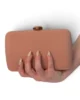 Bolso clutch maquillaje con cierre redondo Bolso clutch maquillaje con cierre redondo